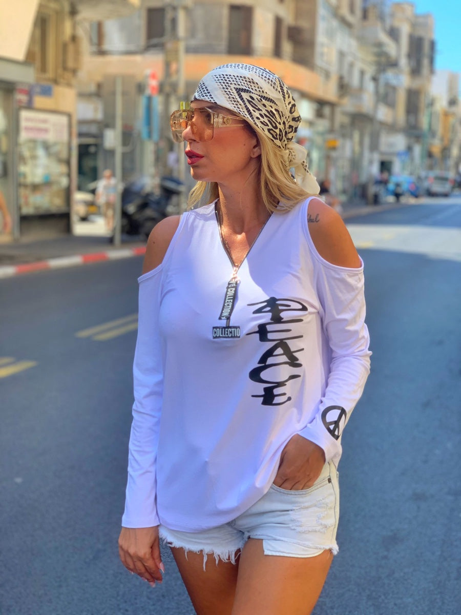 חולצה שיק לבן