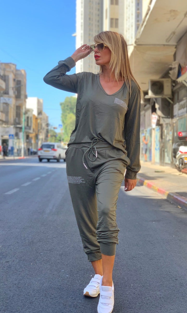 חליפה קלאס ירוק