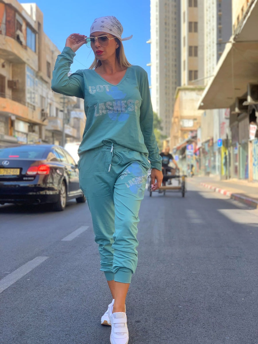 חליפה אשלי מנטה