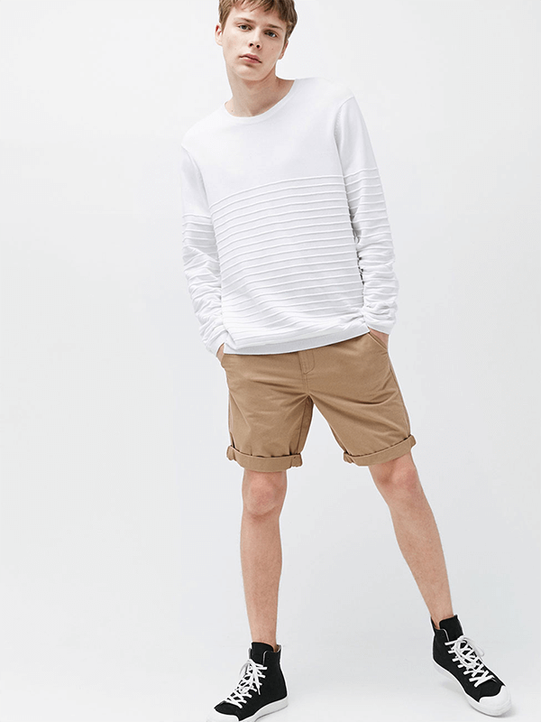 Black Shorts with Belt